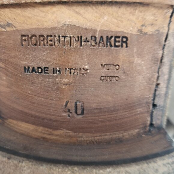 Fiorentini Baker Eternity Suede Mid Calf Boots Sz 40 US 10 - Picture 7 of 13